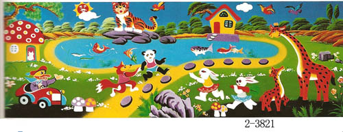 2-3821&nbsp;&nbsp;攀岩动物乐园（木制）