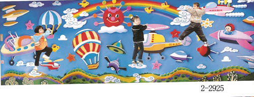 2-3925&nbsp;攀岩海底世界（木制）